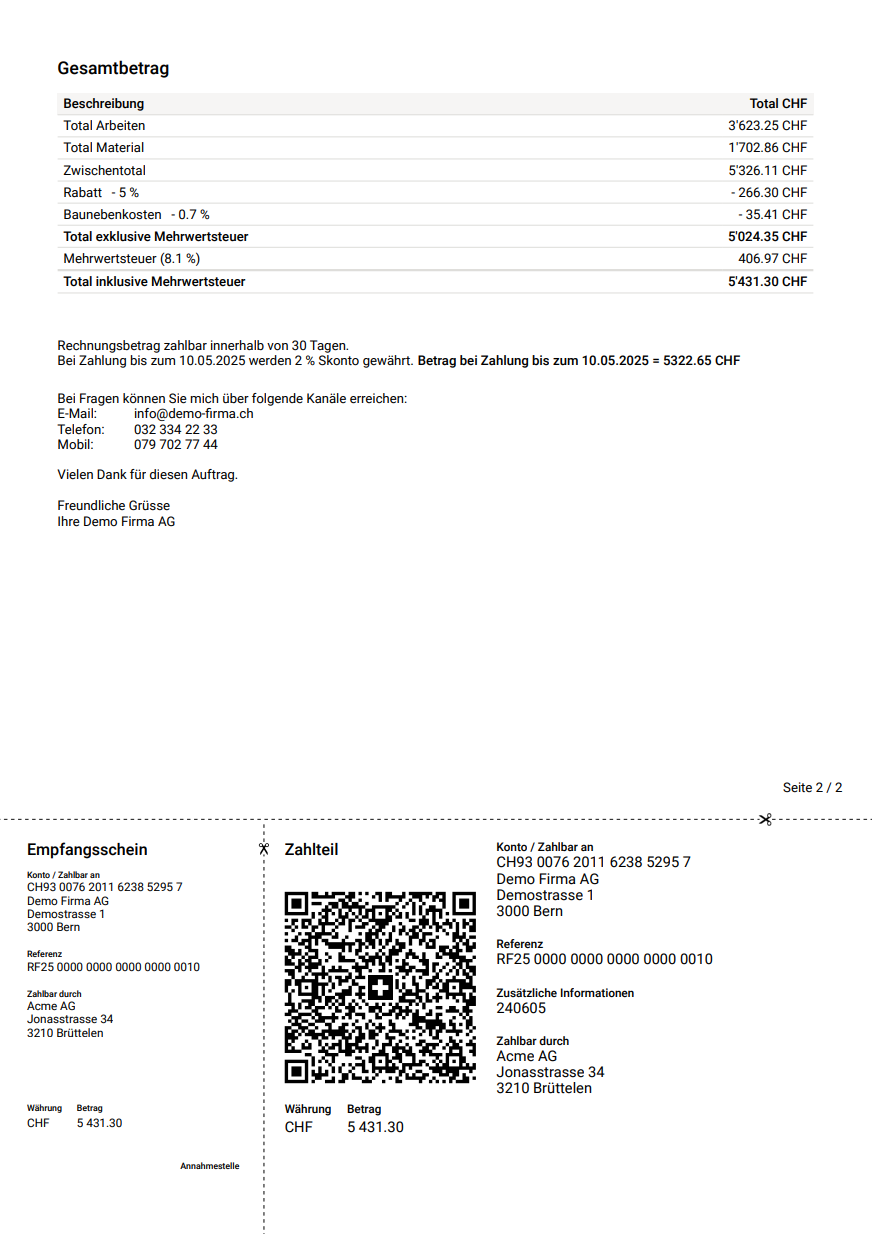 Rechnung